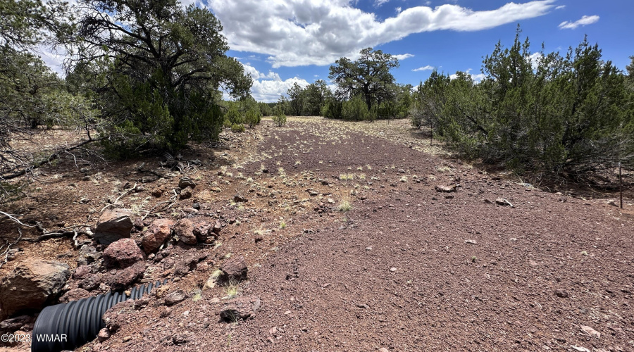 culvert for the dry wash area