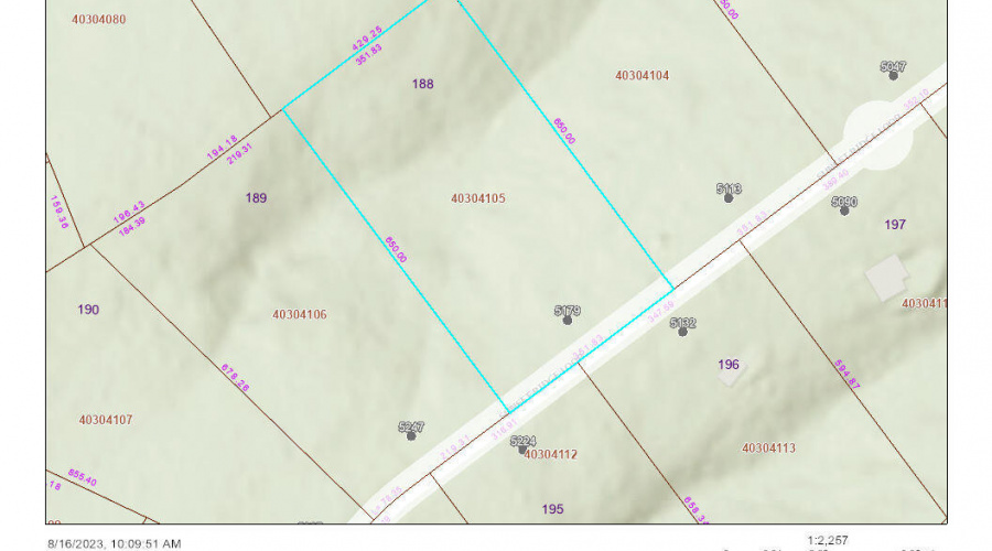 5179 Sunset Ridge Plat Map