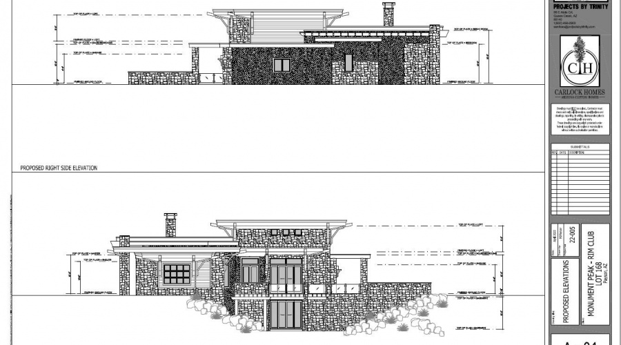 Proposed Side Elevations