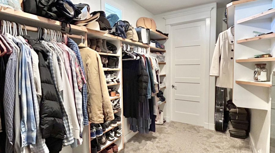 Primary closet