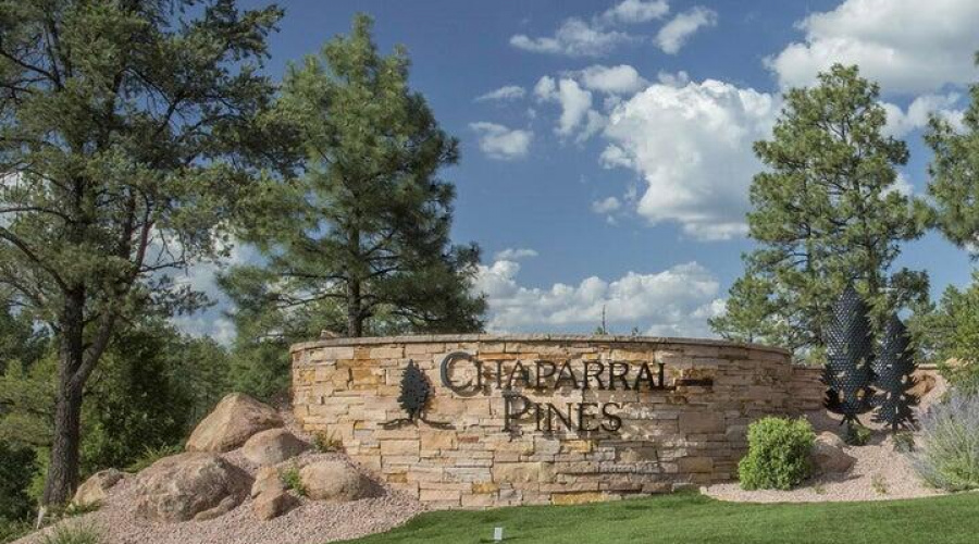 Chaparral Pines Sign