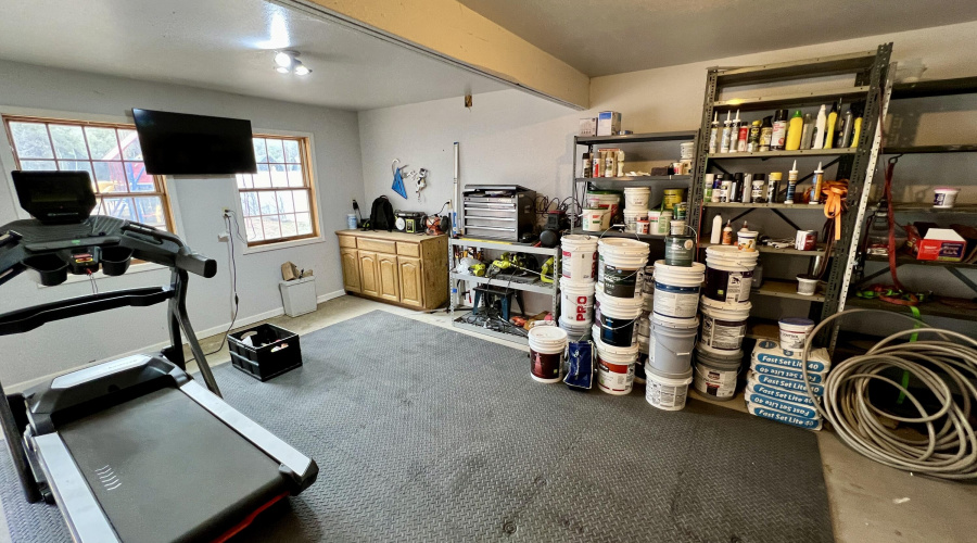 Workshop Area in Garage