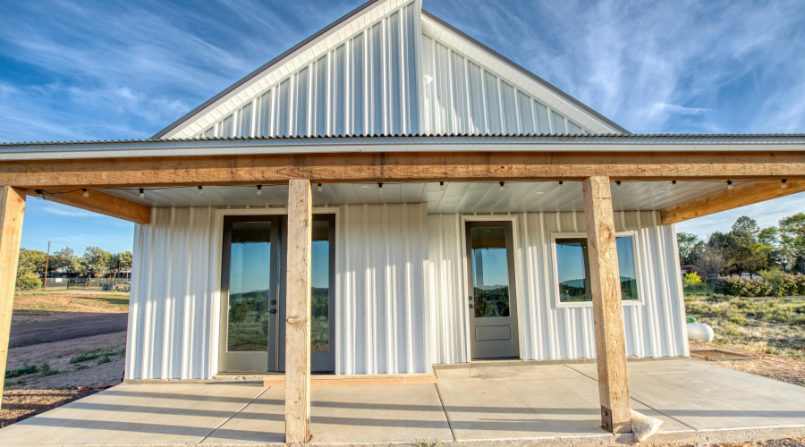 Incredible back patio finishes