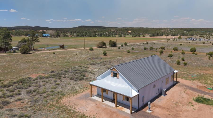 Aerial from the front