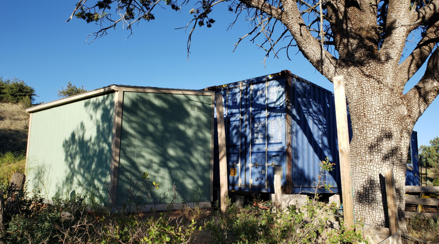 Conex & Tuff shed NW corner