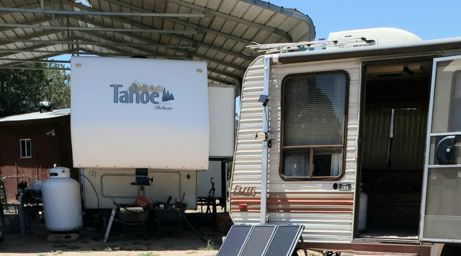 2 Travel Trailers included