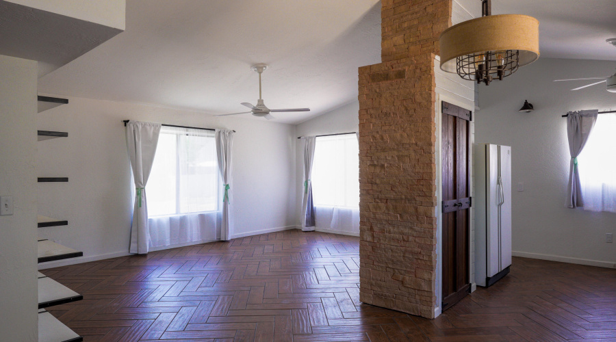 Kitchen to Living Area