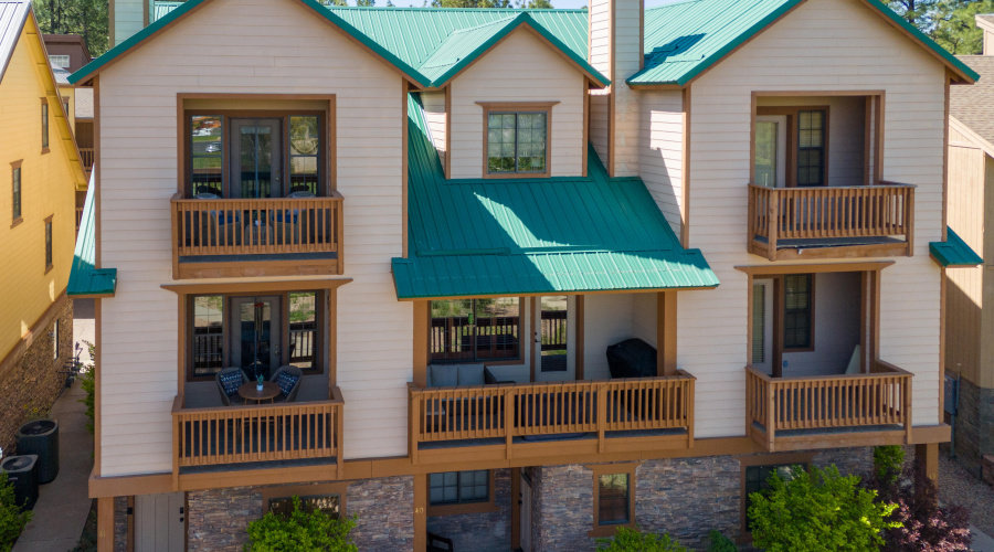 Front View of the Townhome