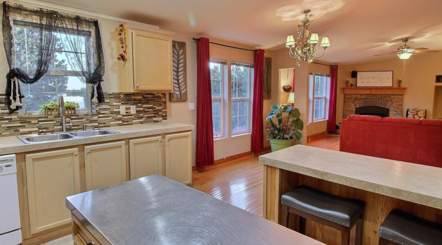 Kitchen and attached Dining area