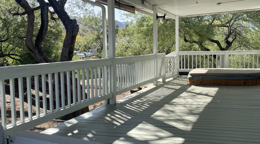 Shady Front covered Patio