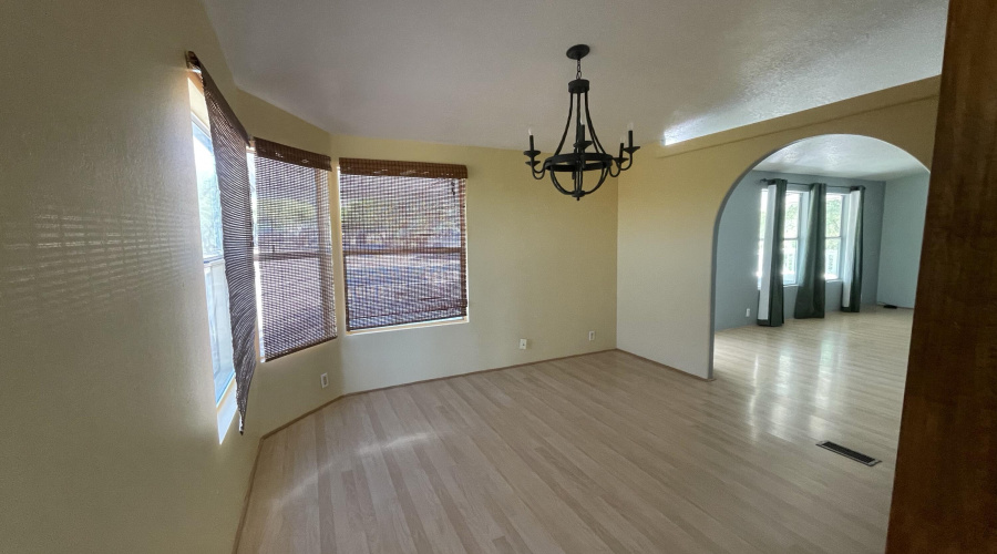 Dining Room with bay window