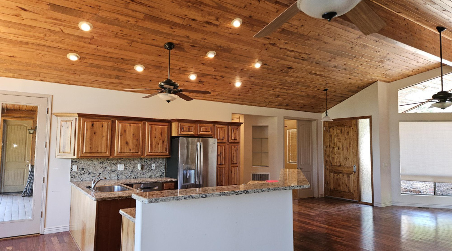 KITCHEN FROM LIVING RM