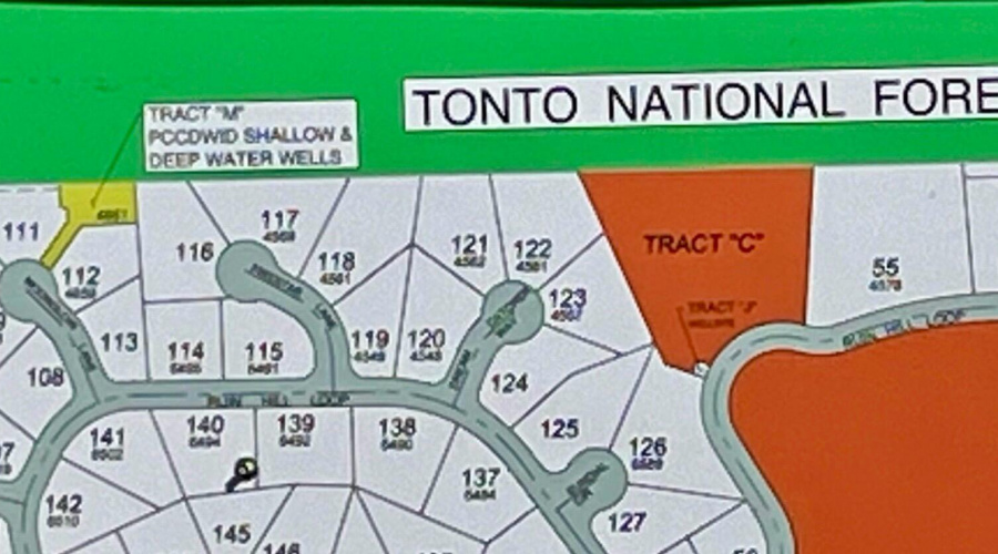 Lot 112 proximity to Tonto National Fore