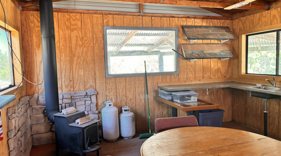 Stove Inside cabin