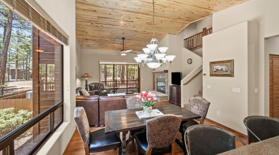 Dining Area And View Toward Living Area