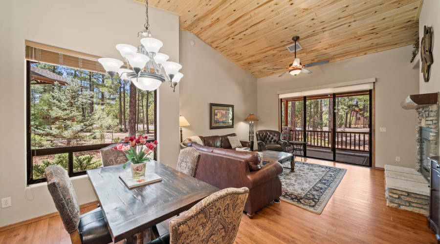 Dining Area And View Of Living Room