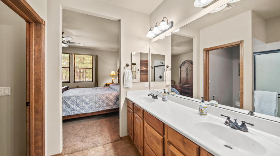 View Of Master Bathroom Vanity