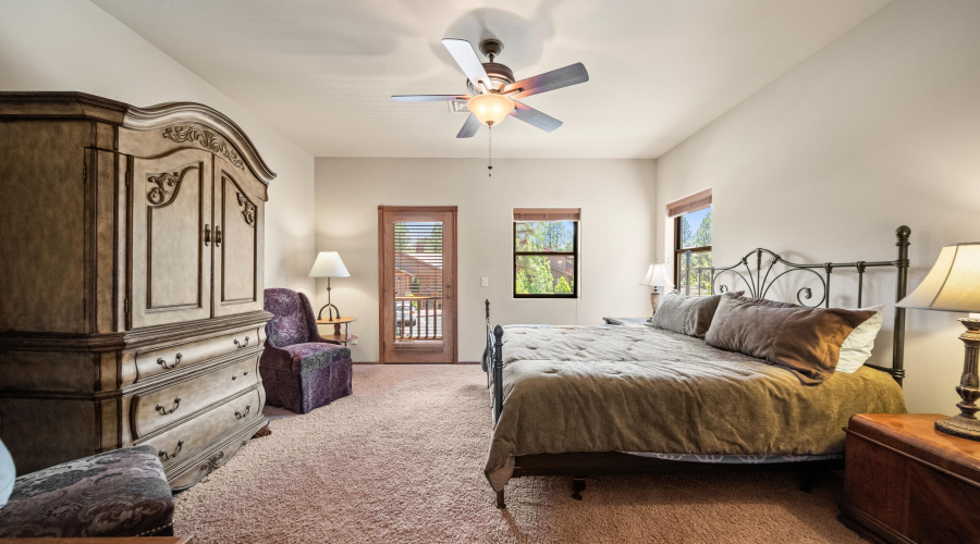 Guest Bedroom Upstairs With Balcony