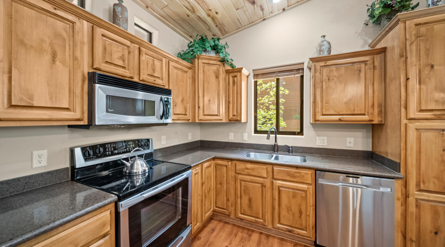 Stainless Steel Appliances In Kitchen