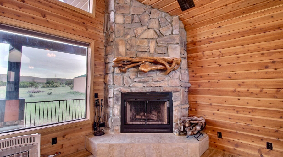 Wood Fireplace