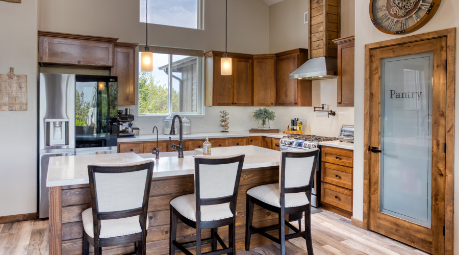 pantry in kitchen