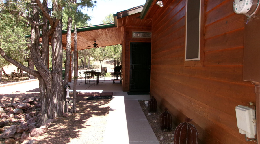 side of the home front door