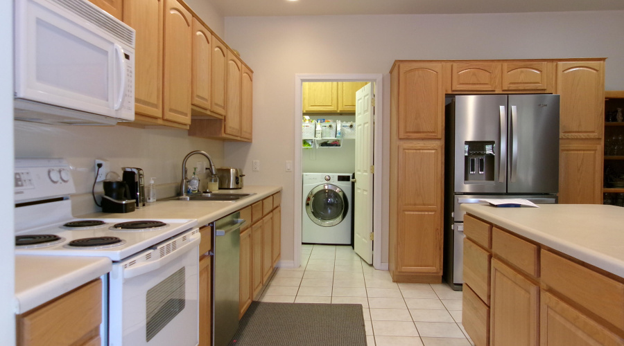 kitchen to laundry room