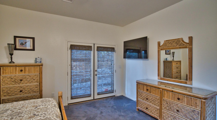 French Doors leading to back yard