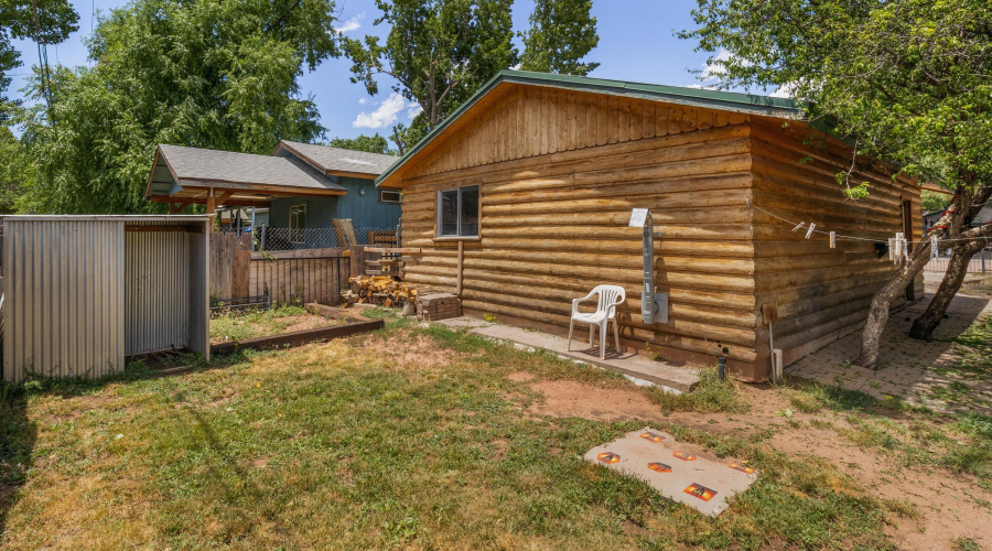 Back of garage