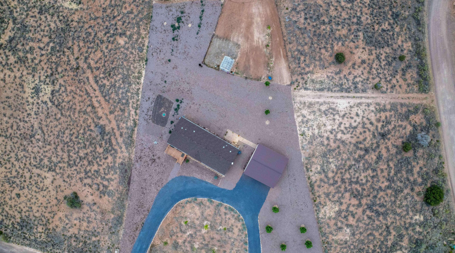 Aerial Including Green House