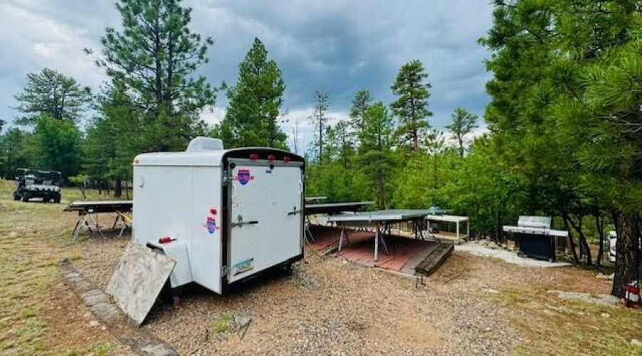 solar setup and trailer