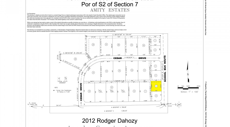 Lot 5Plat Map