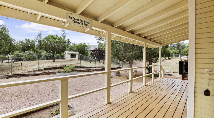 Fenced Garden Area