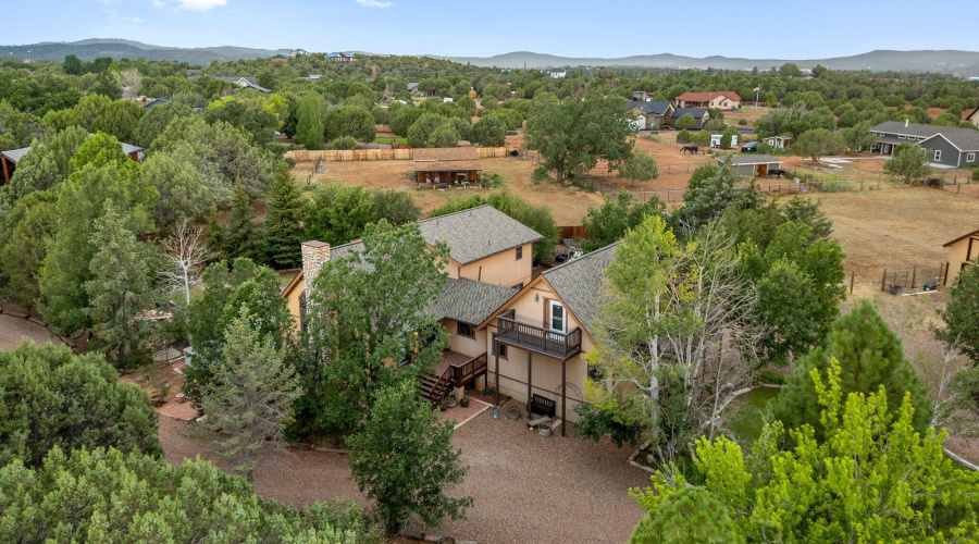 Aerial of home