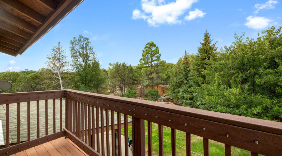 Balcony view off of Master Suite