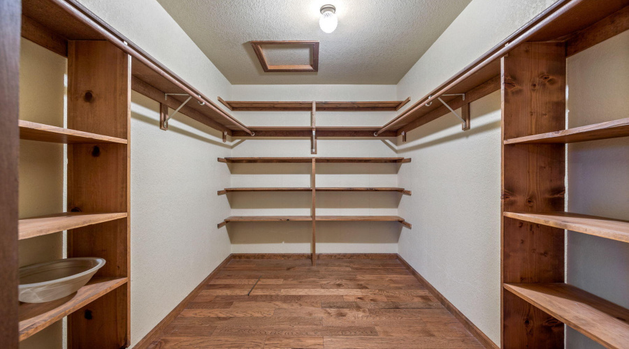 Master Walk-in Closet