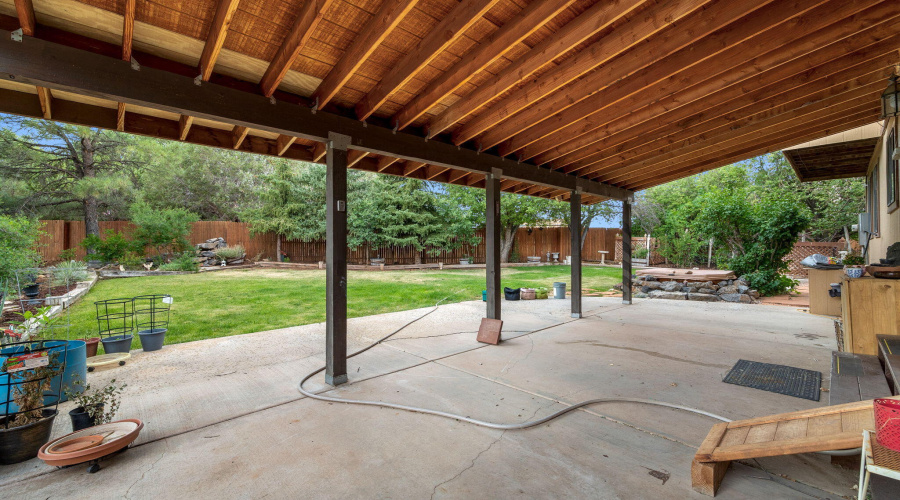 Covered Back Patio