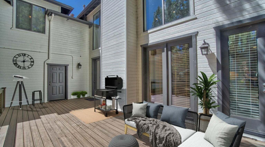 Back Deck Staged