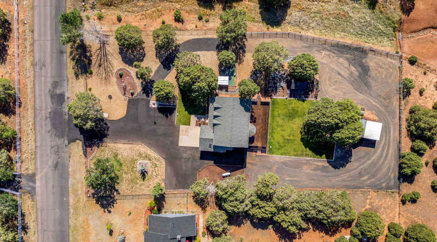 Aerial View of Home & Lot