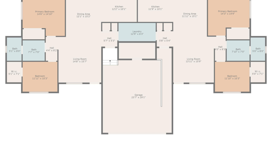 Duplex Floor Plan