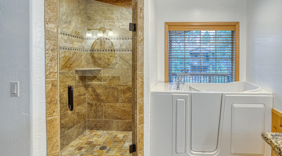 Beautiful Shower, Walk-In Tub