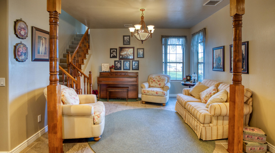 Formal Parlor off the Main Entrance