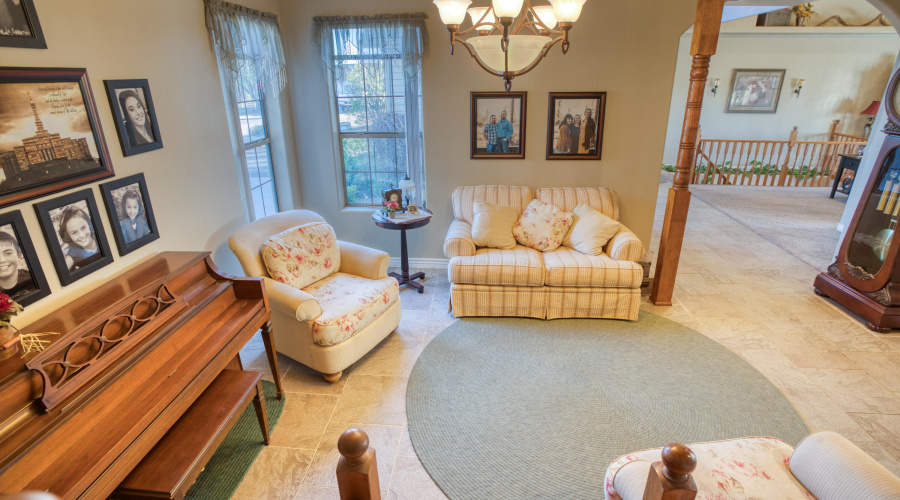 Custom Pillars in the Parlor