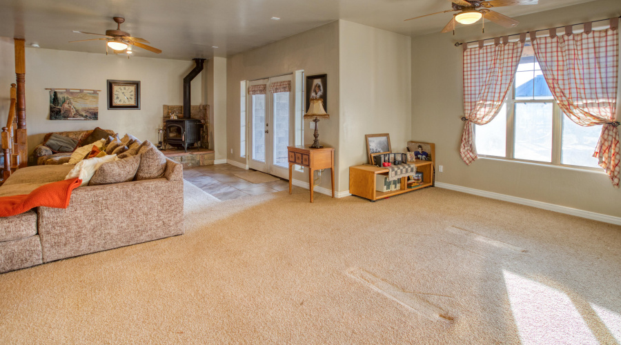 Expansive Basement w/Woodstove