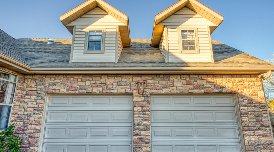 Oversized 2-Car Attached Garage