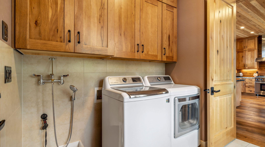 DOG Wash in laundry room