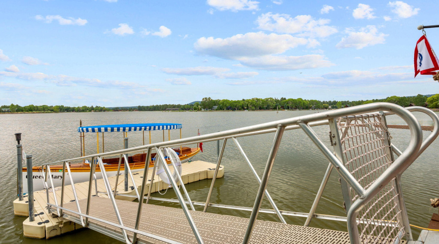 Ramp to private dock