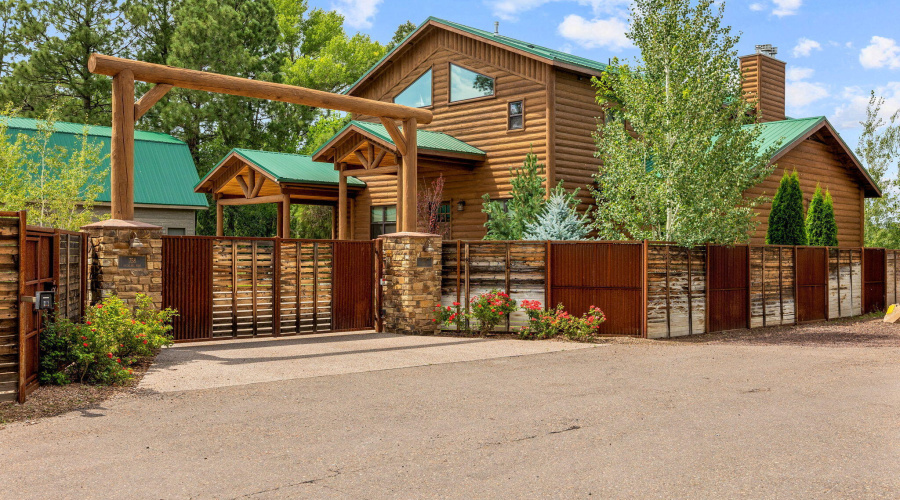 Gated Front Entrance