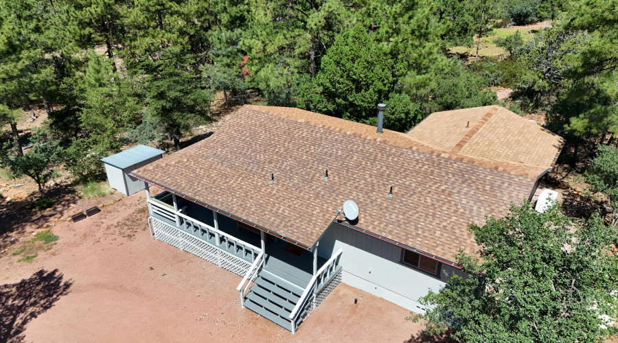 Drone view of House