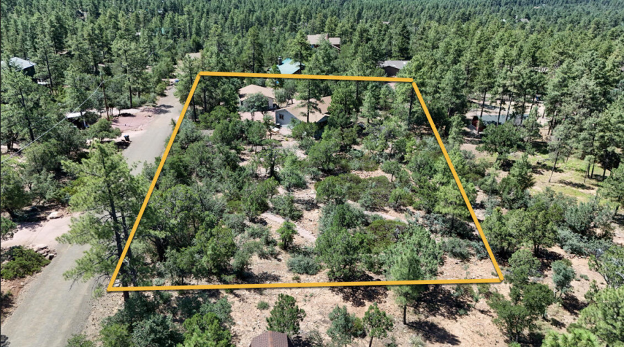 1 acre lot - North view